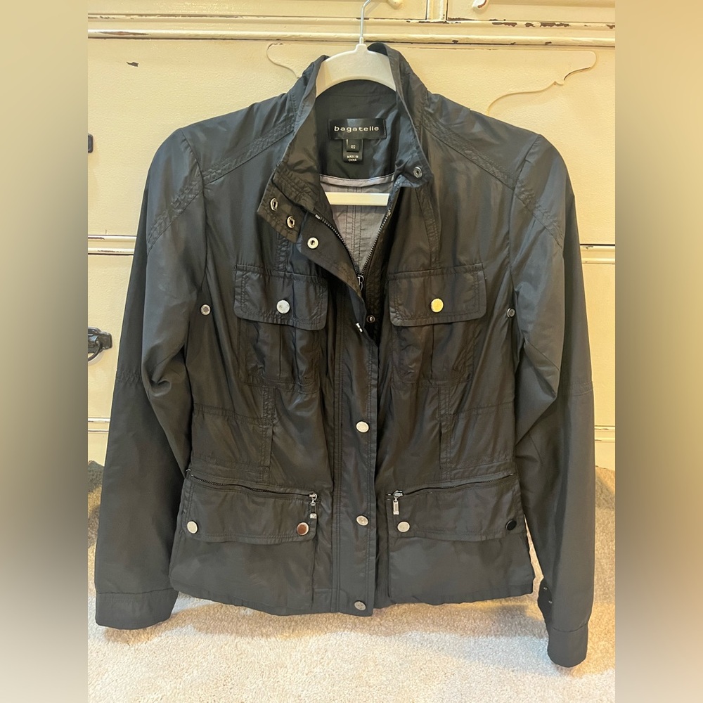 Bagatelle Black BikerCore Women's Jacket with Zippers Size XS